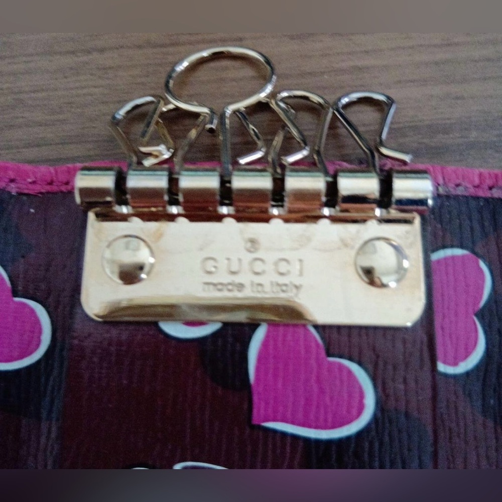 Gucci Pink Key & Card Holder - Picture 6 of 11